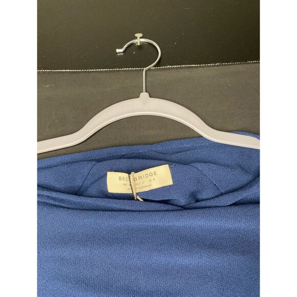 Bec & Bridge Blue Long‎ Sleeve Dress Size 4 - Picture 3 of 4